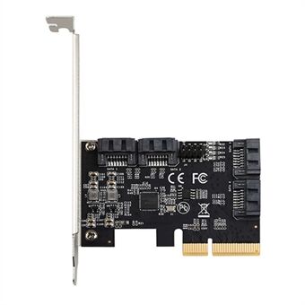 TXB170 PCIE til SATA Bootable SSD Solid State Drive Adapter-kort PCIE X4 til 4-port SATA3.0 Udvidelseskort