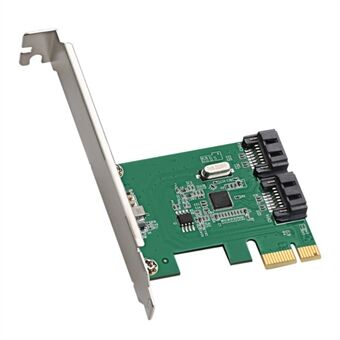 TXB169 AMS1016 chip adapterkort Pcie 2.0 X1 til 2-port SATA3.0 harddiskudvidelseskort