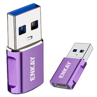 ENKAY HAT PRINCE ENK-AT119 USB 3.0 Han Adapter til Type-C Hun Hurtig Dataoverførselsomformer