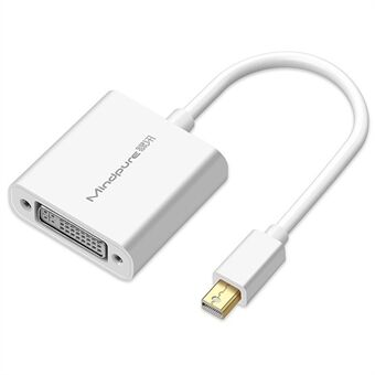 MINDPURE AD020 1080P 60Hz Mini DP til DVI Converter Han til Hun Adapter Kabel