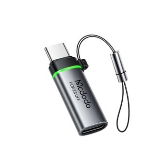 MCDODO OT-2450 USB-C til USB-C 100W Auto Power Off Adapter Dataoverførsel