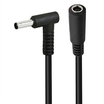 15cm 90 graders 4.5mmx3.0mm han til hun adapter DC-strømstik kabel til HP / Dell bærbare computere