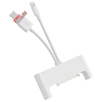 NK-1046TL Pro 3-i-1 USB + Type C + iP til SATA Hurtig Dataoverførsel Multi-Funktions Adapter