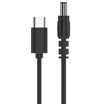 USB-C til DC 5,5x2,1 mm 20V forlænger opladningskabel Strømstik Adapter Kabel Type-C til DC konverterledning