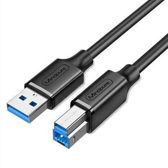 MINDPURE US102 2m USB3.0 Han til USB Type-B Han Printer Kabel HD Printledning