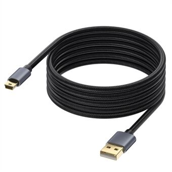 3m USB 2.0 til Mini B Han Oplader Kabel USB Mini til USB Opladningskabel til PS3 Controller / MP3 Afspiller / Kamera