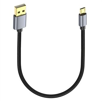 0,3m 480Mbps USB A til Micro Oplad og Synk USB Kabel til Samsung Galaxy J7 / S7 / S6 / Kindle Fire HD Tablets / PS4