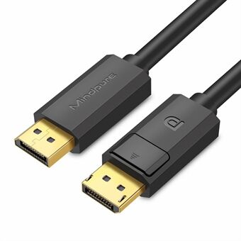 MINDPURE DP001 1m 3D Vide Displayport 1.2 Kabel 4K / 60Hz 2K / 144Hz DP til DP Ledning