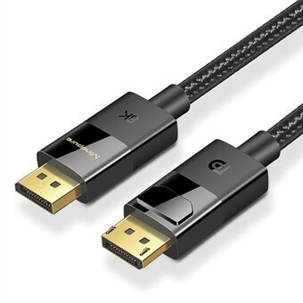 MINDPURE DP002 1,5m Displayport 1.4 Kabel 32,4Gbps 8K 60Hz DP til DP Han til Han Ledning