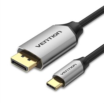 VENTION CGZBF CGZ Serien 1m Type-C til DP Kabel Aluminiumlegering 4K USB-C til DisplayPort Adapter til Laptop PC