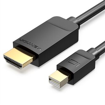 VENTION HABBI Mini DP til HDMI 1.4 Kabel 3m 1080P Guld-belagte Mini DisplayPort til HDMI Adapter til Monitor PC