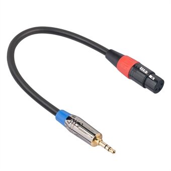 TC194BUXK107-03 0,3 m 3,5 mm han til XLR 3-pin hun adapter konverter kabel