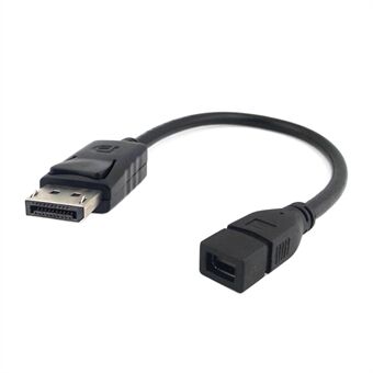 CY DP-048 DP DisplayPort Han til Mini DP DisplayPort Hun Adapter til Skærme HDTV - Sort