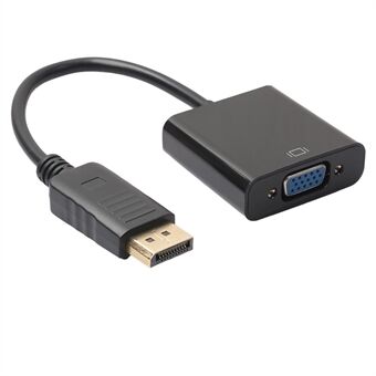 DisplayPort DP Han til VGA Hun Video Converter Adapter Kabel til PC Laptop TV 20CM