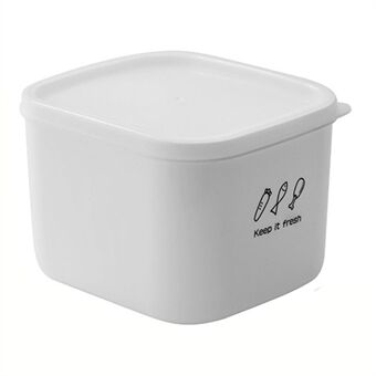 1000 ml Køleskab Organizer Bin Food Storage Container PP + PE Box (BPA-fri, ikke FDA)