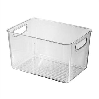 TY-9048 Køleskab Fødevareorganisator Transparent PET Opbevaringsboks, Størrelse M (BPA-fri, Ingen FDA)