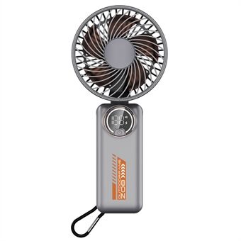 Z08 Foldbar 10000mAh Genopladelig Køleventilator Udendørs Håndholdt Sommerventilator