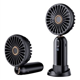 F188 Bærbar USB-genopladelig køleventilator 100 hastigheder Håndholdt sommereventilator.