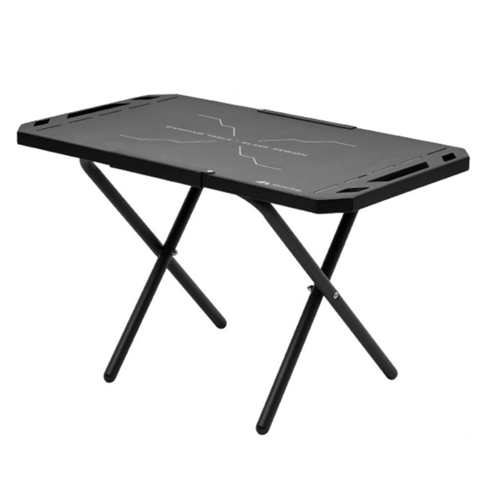 G Ydmyg Absolut SHINETRIP A446-H00 Outdoor camping foldebord bærbart lille skrivebord  Taktisk rustfrit stål bord til picnic grill