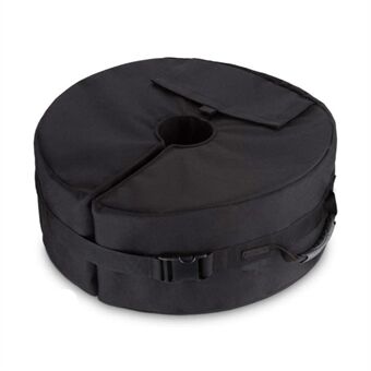 KG0043 Paraply Base Vægt Taske Heavy Duty Rund Sandbag Support Taske til Cantilever Patio Paraply