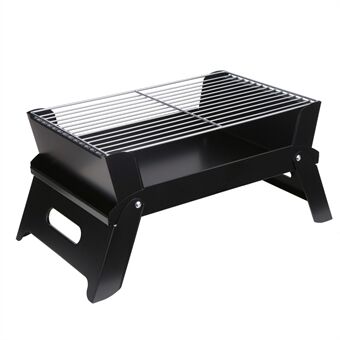 Til Outdoor camping picnic bærbar foldegrill i rustfrit Steel