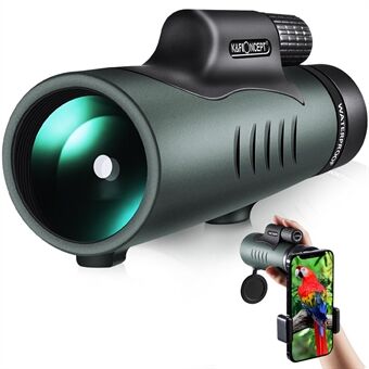 K&F CONCEPT KF33.008 12X50 HD Monokular med mobiladapter BAK4-prisme IP68 vandtæt monokular til dyrelivsobservation, rejser og sport