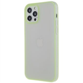 Til 12 Pro 6,1 tommer anti-fingeraftryk mat TPU telefoncover med lysende, noctilucent ramme Stødsikker telefoncover