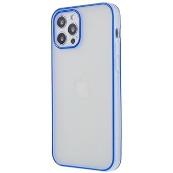 Til 12 Pro Max 6,7 tommer mat anti-fald TPU telefoncover med lysende, noctilucent ramme Anti-fingeraftryk beskyttende telefoncover