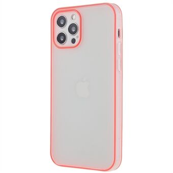 Til 12 Pro Max 6,7 tommer mat anti-fald TPU telefoncover med lysende, noctilucent ramme Anti-fingeraftryk beskyttende telefoncover