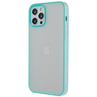 Til 12 Pro Max 6,7 tommer mat anti-fald TPU telefoncover med lysende, noctilucent ramme Anti-fingeraftryk beskyttende telefoncover