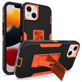 For 13  Back Shell, PC + TPU Hybrid Phone Cover with Integrated Kickstand Car Mount Metal Sheet Case