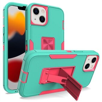 For 13  Back Shell, PC + TPU Hybrid Phone Cover with Integrated Kickstand Car Mount Metal Sheet Case