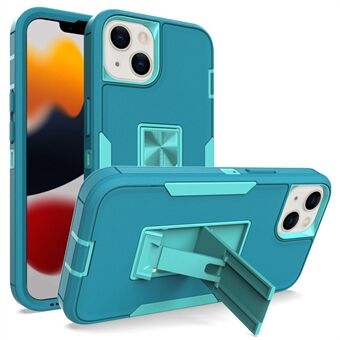 For 13  Back Shell, PC + TPU Hybrid Phone Cover with Integrated Kickstand Car Mount Metal Sheet Case