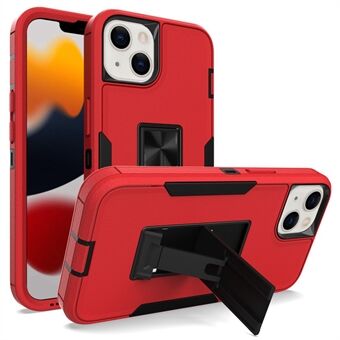 For 13  Back Shell, PC + TPU Hybrid Phone Cover with Integrated Kickstand Car Mount Metal Sheet Case