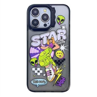 For 13 Pro Case Mønstret Trykt PC + TPU Telefon Beskyttelsescover