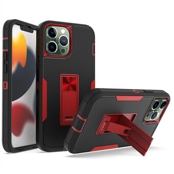 For 13 Pro Max  Back Shell, Impact Resistant PC + TPU Hybrid Phone Cover with Integrated Kickstand Car Mount Metal Sheet Case