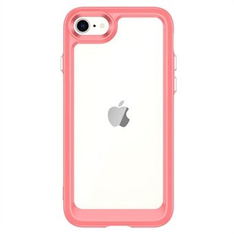 For 7/8/SE (2020)/SE (2022) Independent Buttons Shock Absorption Phone Shell TPU+Acrylic Hybrid Case