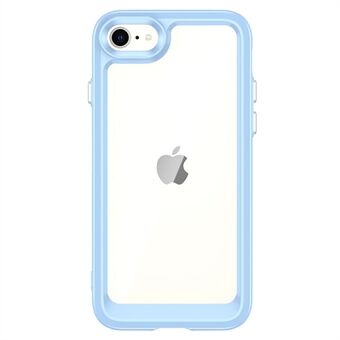 For 7/8/SE (2020)/SE (2022) Independent Buttons Shock Absorption Phone Shell TPU+Acrylic Hybrid Case