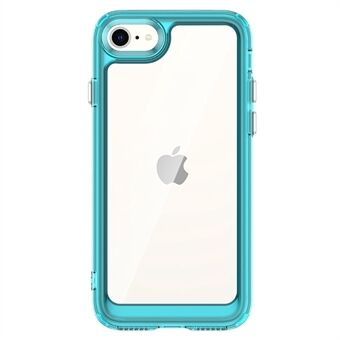 For 7/8/SE (2020)/SE (2022) Independent Buttons Shock Absorption Phone Shell TPU+Acrylic Hybrid Case