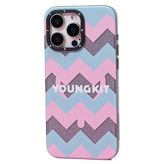 YOUNGKIT Dazzling Series Til 14 Pro Max Magnetisk Cover Hårdt PC Telefon Cover Print Mønster Design