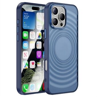 Til 14 Pro Max Cover 3D Bølget Anti-Skrid Stødsikker Akryl+TPU Telefon Cover