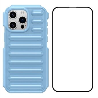 WANLONFENG LK Series til 14 Pro Max Etui Kapsel Beskyttende TPU Telefoncover med Skærmfilm