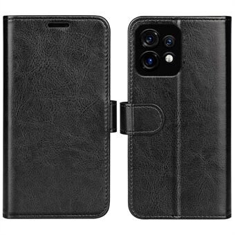 Til Motorola Moto X40 5G / Edge 40 Pro 5G PU Læder Stand Cover Crazy Horse Texture Flip Wallet Telefon Etui