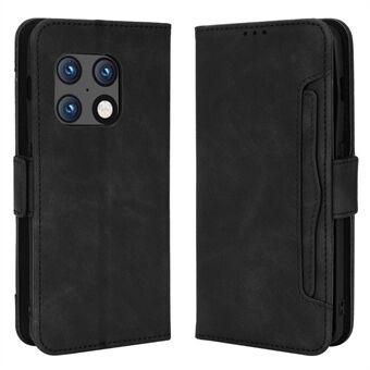 Multiple Card Slot PU-læder + TPU All-round stødsikkert telefoncover med Stand kontantlomme til OnePlus 10 Pro 5G