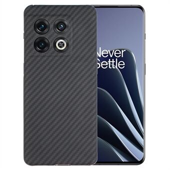 Til OnePlus 10 Pro 5G telefoncover Aramid Fiber Carbon Fiber Texture Telefoncover (præcis udskæring til baglinse) - Sort