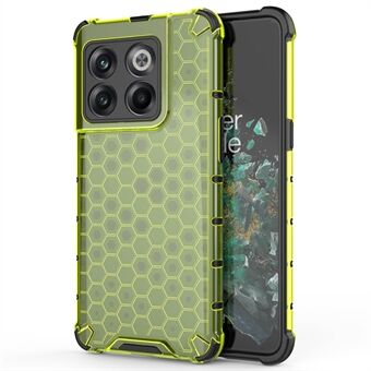 Til OnePlus 10T 5G / ACE Pro 5G telefoncover Honeycomb Textured Shockproof Cover TPU + PC-telefoncover