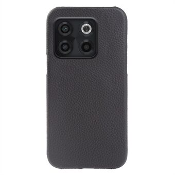 Til OnePlus 10T 5G / Ace Pro 5G Stødsikker Cover Ægte Koflæder+PC Magnetisk Telefonetui