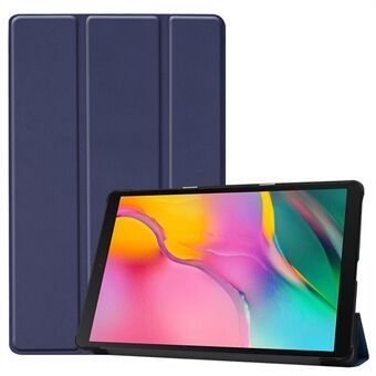 Ultra Letvægts Tri-fold Stativ PU Læder Hård PC Beskyttelsescover til Samsung Galaxy TAB A 10.1 2019 SM-T510/SM-T515