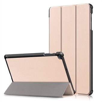 Letvægts Tri-Fold Stativ PU Læder Hård Skal Beskyttende Tablet Cover til Samsung Galaxy TAB A 10.1 2019 SM-T510/SM-T515