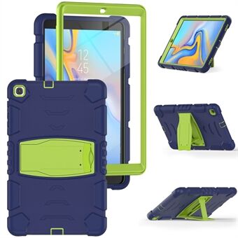 Til Samsung Galaxy Tab A 10.1 (2019) SM-T510 (Wi-Fi) / SM-T515 (LTE) Tablet Etui PC + Silikone Støtteben Cover